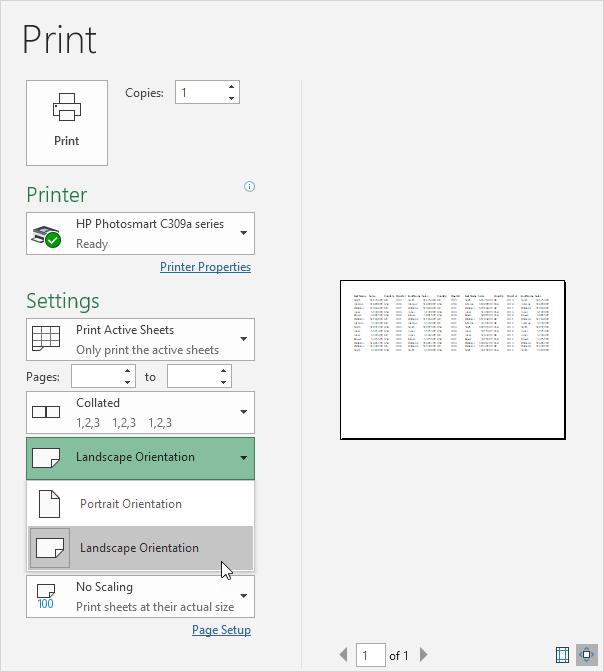 Hướng dẫn cách để in bảng tính trong Excel và những điều cần lưu ý khi đưa ra các lựa chọn về cài đặt
